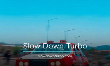 SlowDownTurbo.com - Creative brandable domain for sale